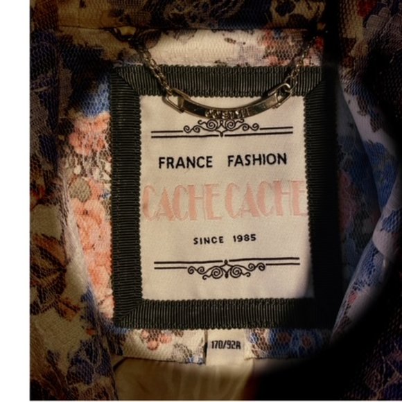 Vintage Designer Jacket - Cache Cache Paris - Size Large - Picture 3 of 7